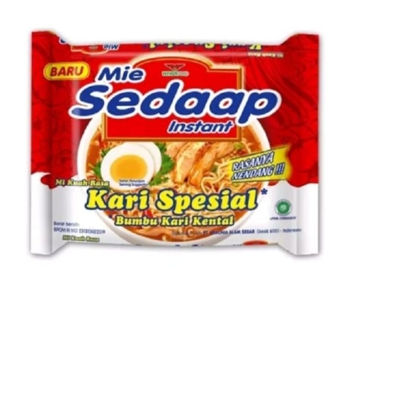 

1Dus Mi sedap Kari spesial isi 40pcs