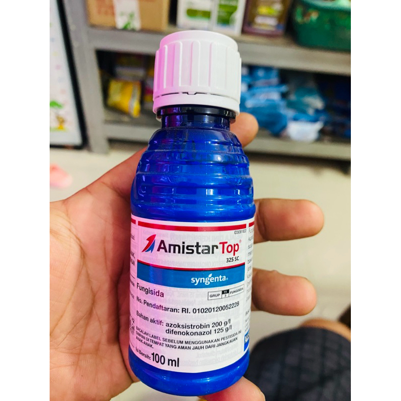 Amistartop 100ml ⭐️⭐️⭐️⭐️⭐️⭐️ 100% original Difenokonazol 125 g/l, Azoksistrobin 200 g/l. obat sempr
