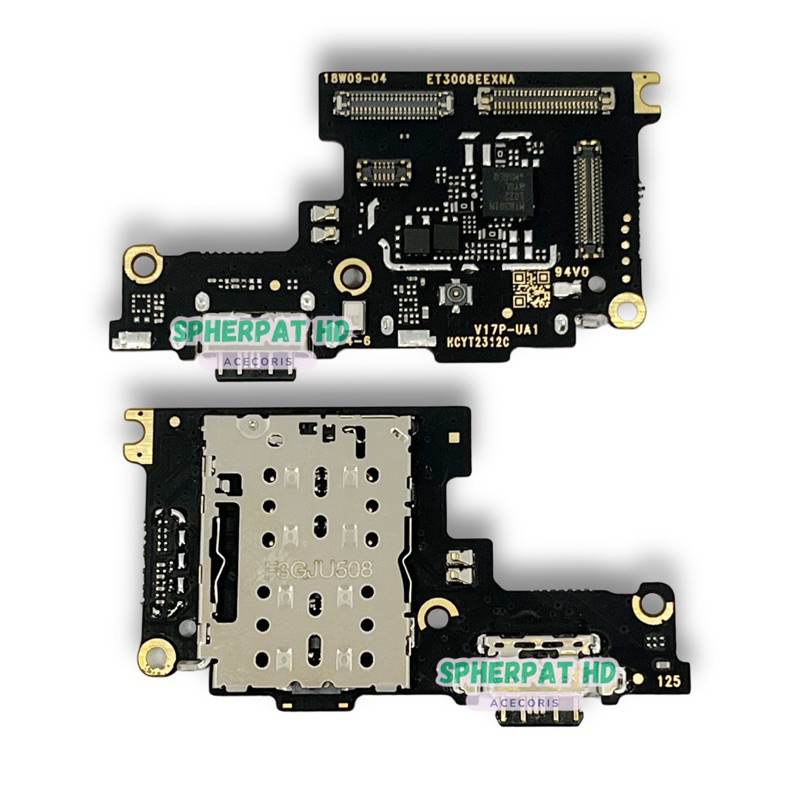 papan cas VIVO V17 PRO konektor charger + con sim + mic + IC