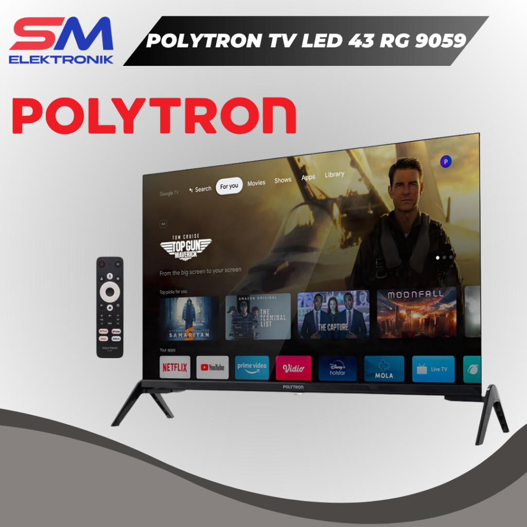 Polytron TV LED 43" PLD 43RG9059 SMART TV