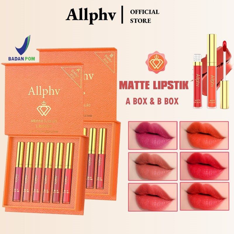 ALLPHV matte lipstik lipcream allphv tahan lama dan waterproof (BPOM)