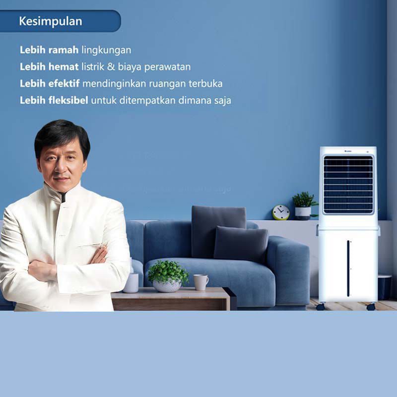 GREE Air Cooler Model GCA-ACOOL60-with Honeycomb + pra-filter - Penyejuk - Humidifier - Tangki 60L