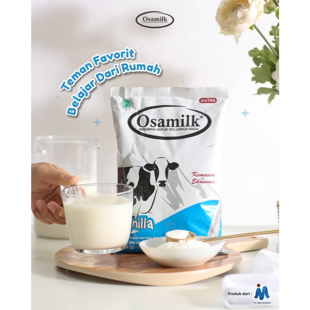 

Susu Bubuk Sapi Osamilk 500gr Coklat & Vanilla