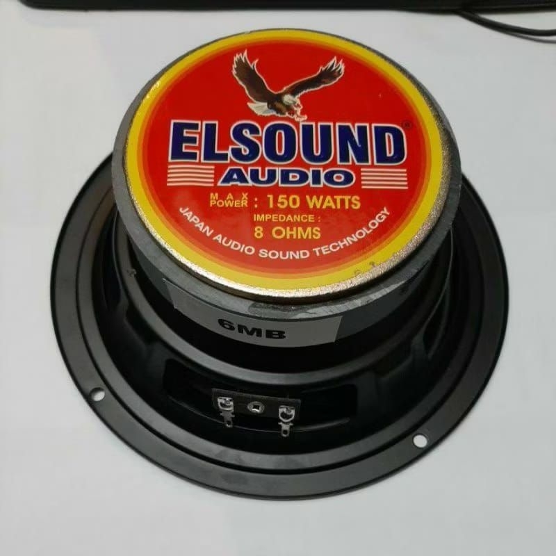 SPEAKER 6 INCH ELSOUND 150W Magnet Besar HITAM