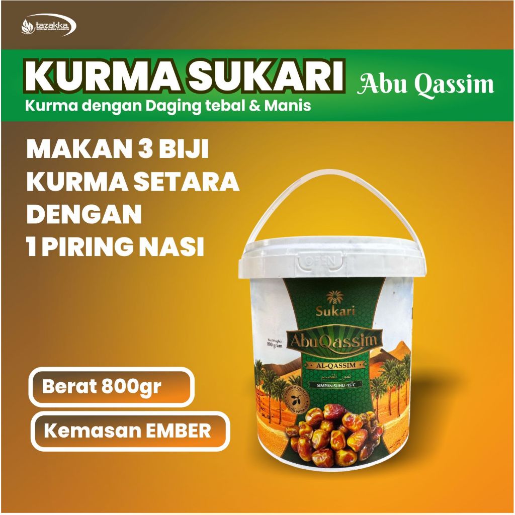 

KURMA SUKARI ABU QASHIM ISI 800 GRAM ORIGINAL RASA ENAK MANIS LEGIT PULEN