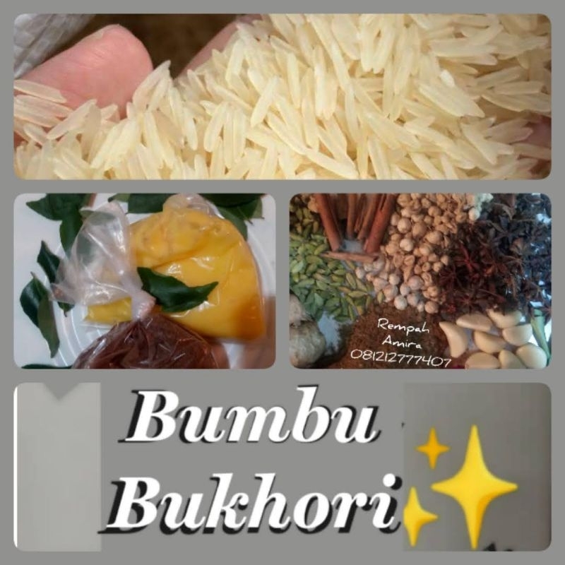 

paket bumbu instan nasi Bukhori nikmat,1kg free kismis
