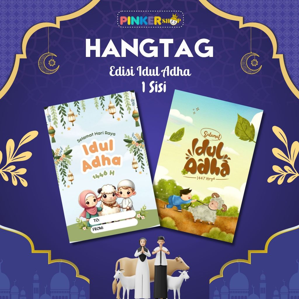

Hang Tag Spesial 1 Sisi/Idul Adha/Lebaran/Custom Cetak Print Murah