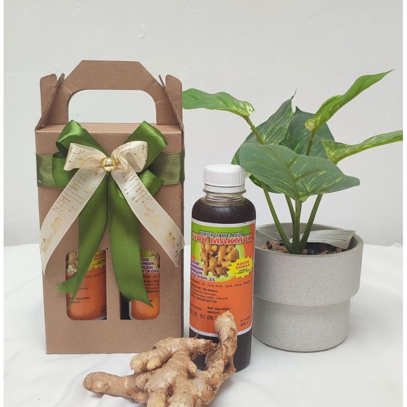 

Hampers sirup jahe paket 1/hampers lebaran/hampers sehat/sirup jahe sido makmur