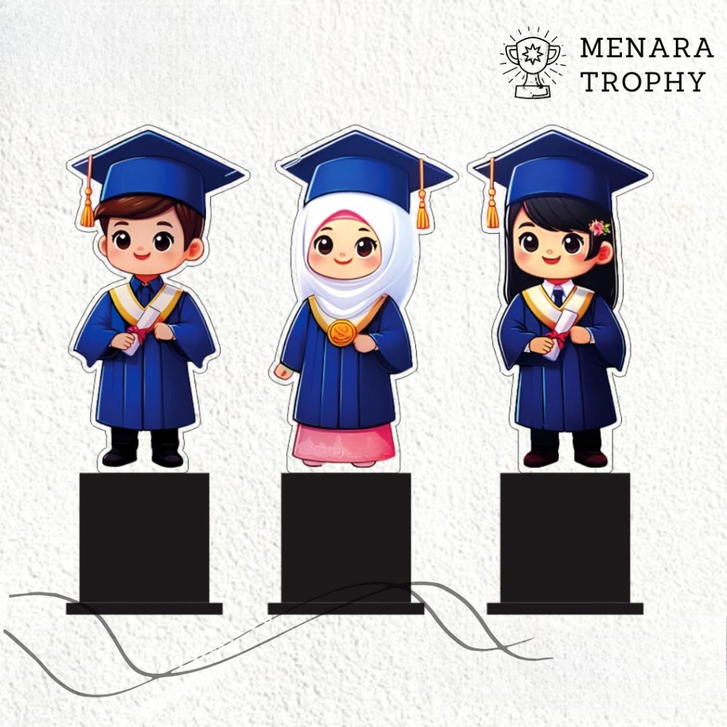 Piala Wisuda Anak Custom Piala Pelepasan Siswa Piala Kelulusan Sekolah