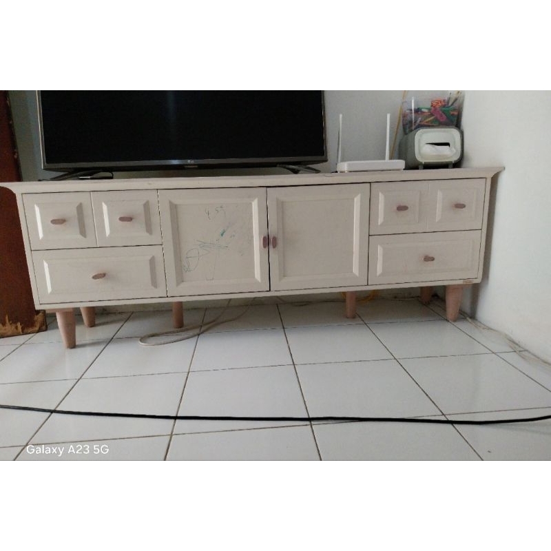 Pre❤️ IFURNHOLIC Hannah Tv Cabinet / Meja Tv / Lemari Tv Minimalis