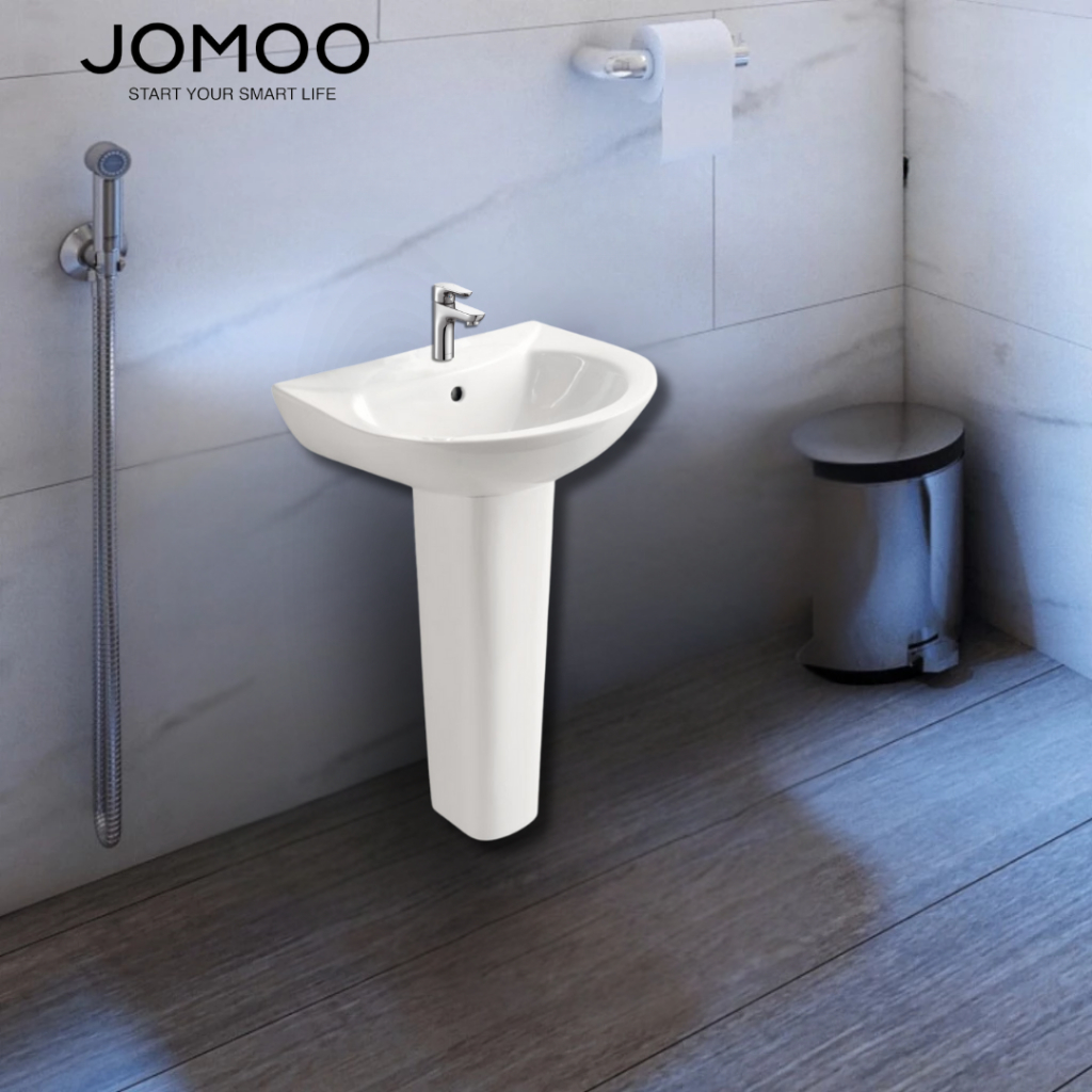 JOMOO Wastafel Dinding / Wastafel Kamar Mandi / Pedestal Basin