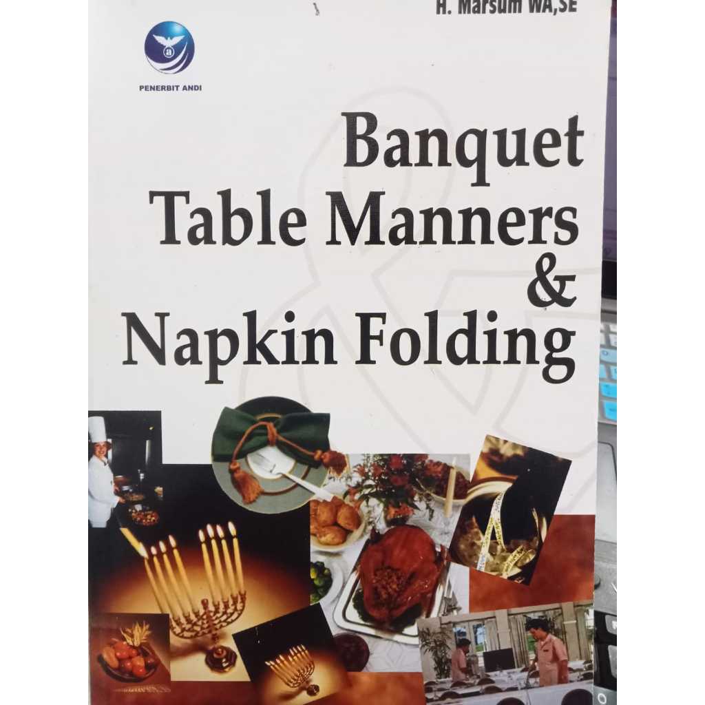 BUKU BANQUET TABLE MANNERS DAN NAPKIN FOLDING