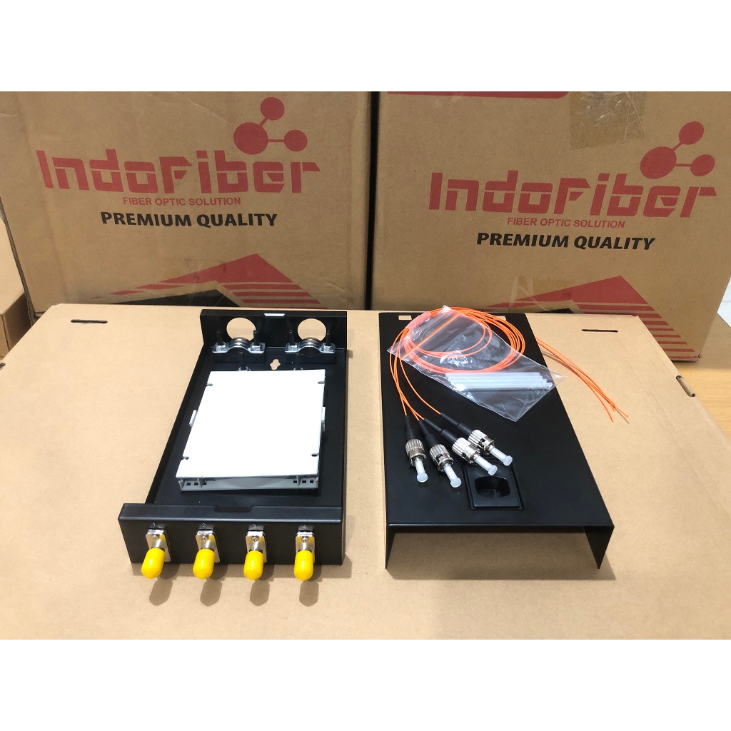 Roset besi 4 core ST Multimode OM2 / Roset FO / OTB mini ST OM2 / Wallmount OTB ST 4 core
