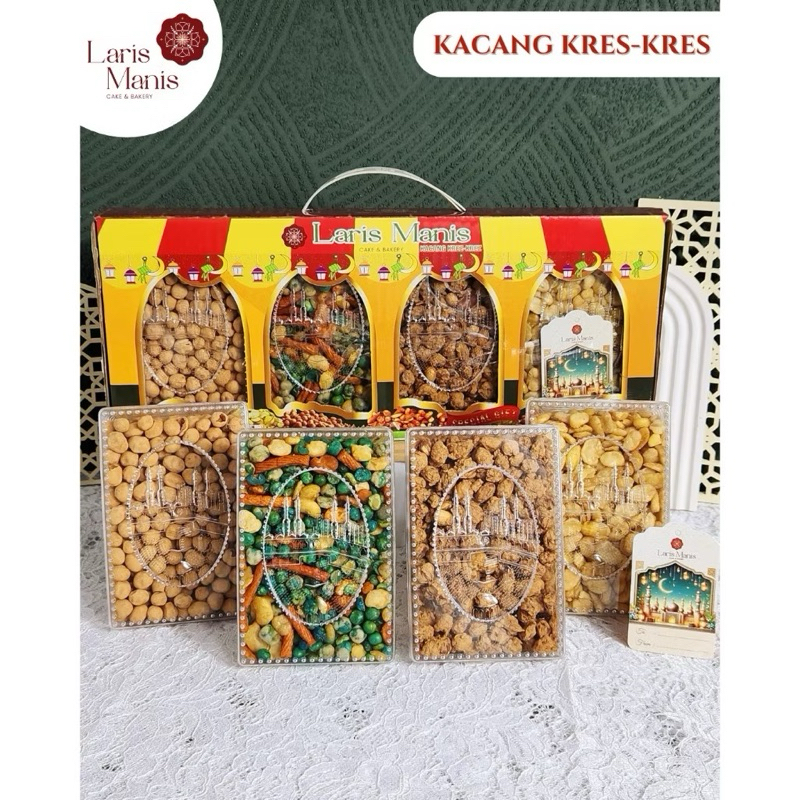 

HAMPERS PAKET LEBARAN Paket Kacang 'KRES KRES' by Laris Manis