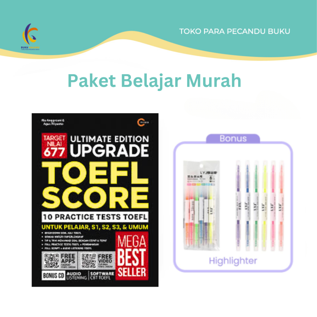 Buku Ultimate Edition Upgrade Toefl Score Plus Cd - Ria Angreani