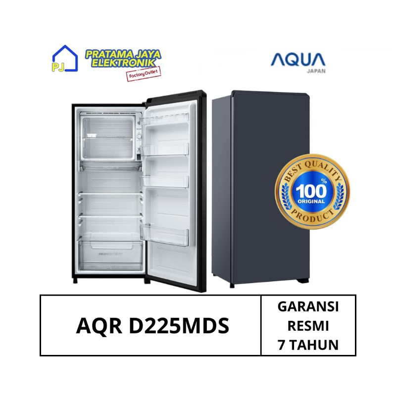 KULKAS 1 PINTU AQUA JAPAN AQR-D225MDS