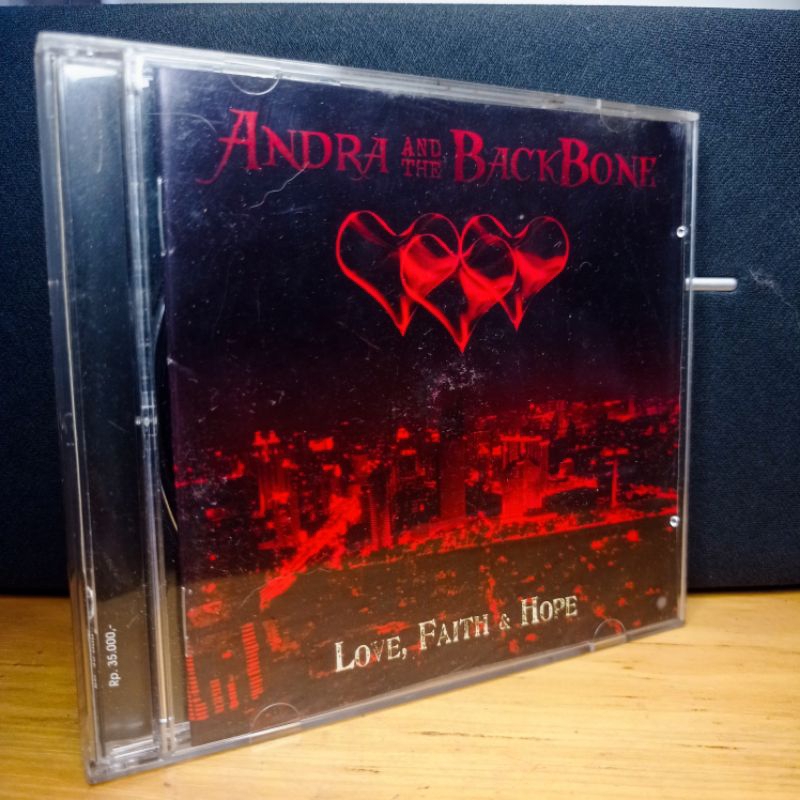 cd original Andra and the backbone love faith and hope