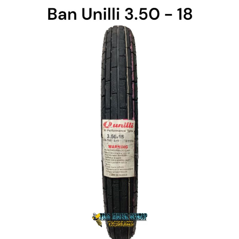 Ban Tubetype 3.50-18 Unilli Ban 350 Ring 18 Ban Motor Custom Classic Ban RX King
