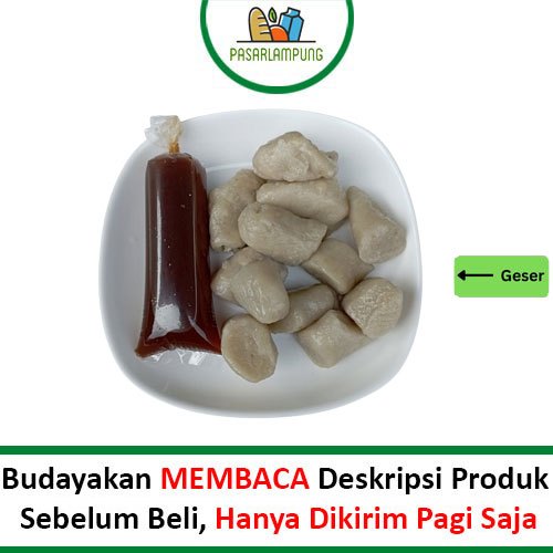 

Pempek Pasar Halal Perbungkus Pasar Lampung