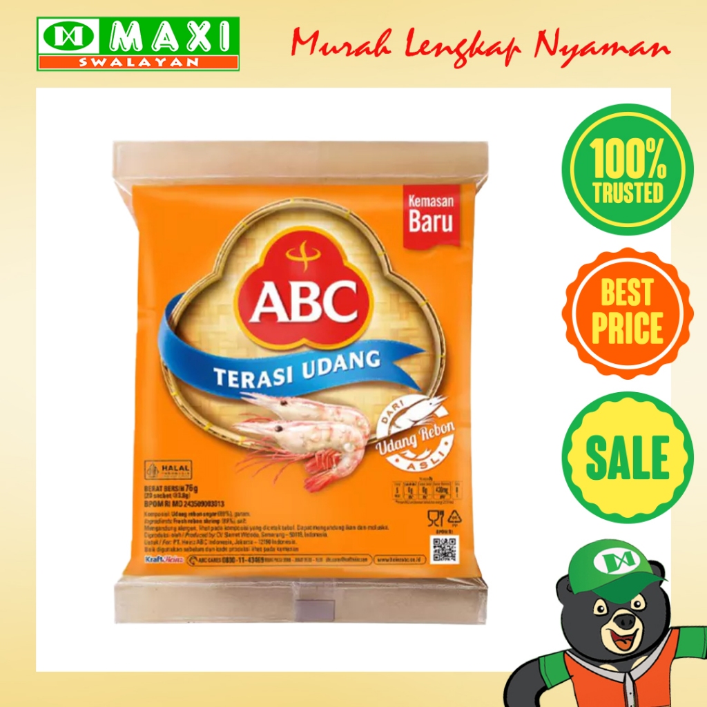 

ABC Terasi Udang Kemasan 75gr