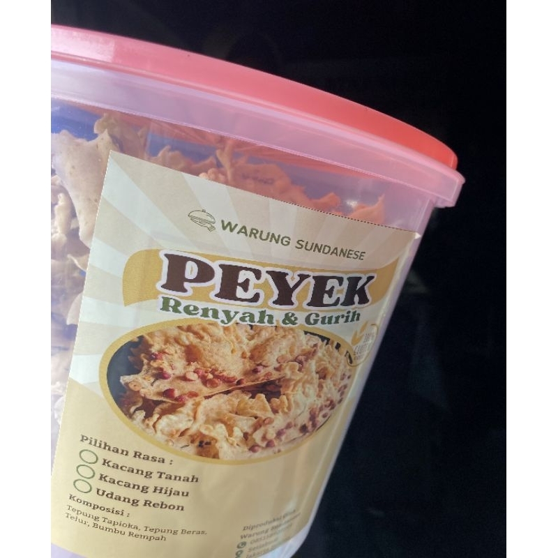 

Peyek/Rempeyek Isi Udang Rebon