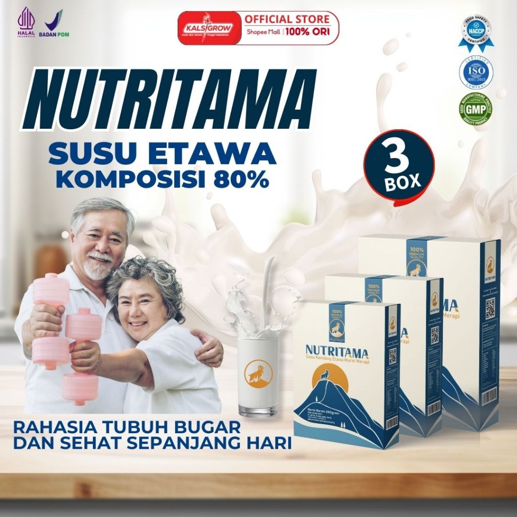 

Nutritama Paket 3 Box - Susu Etawa, Solusi Sehat untuk Tulang dan Sendi Meningkatkan Imunitas Tubuh
