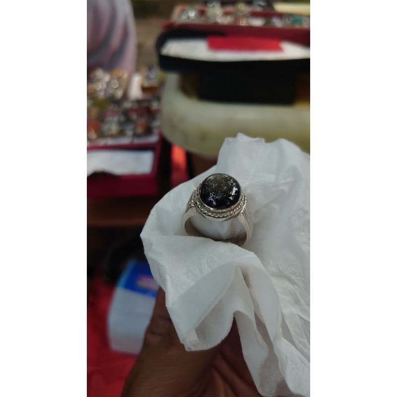 Natural kresnadana bali ring perak pesanan