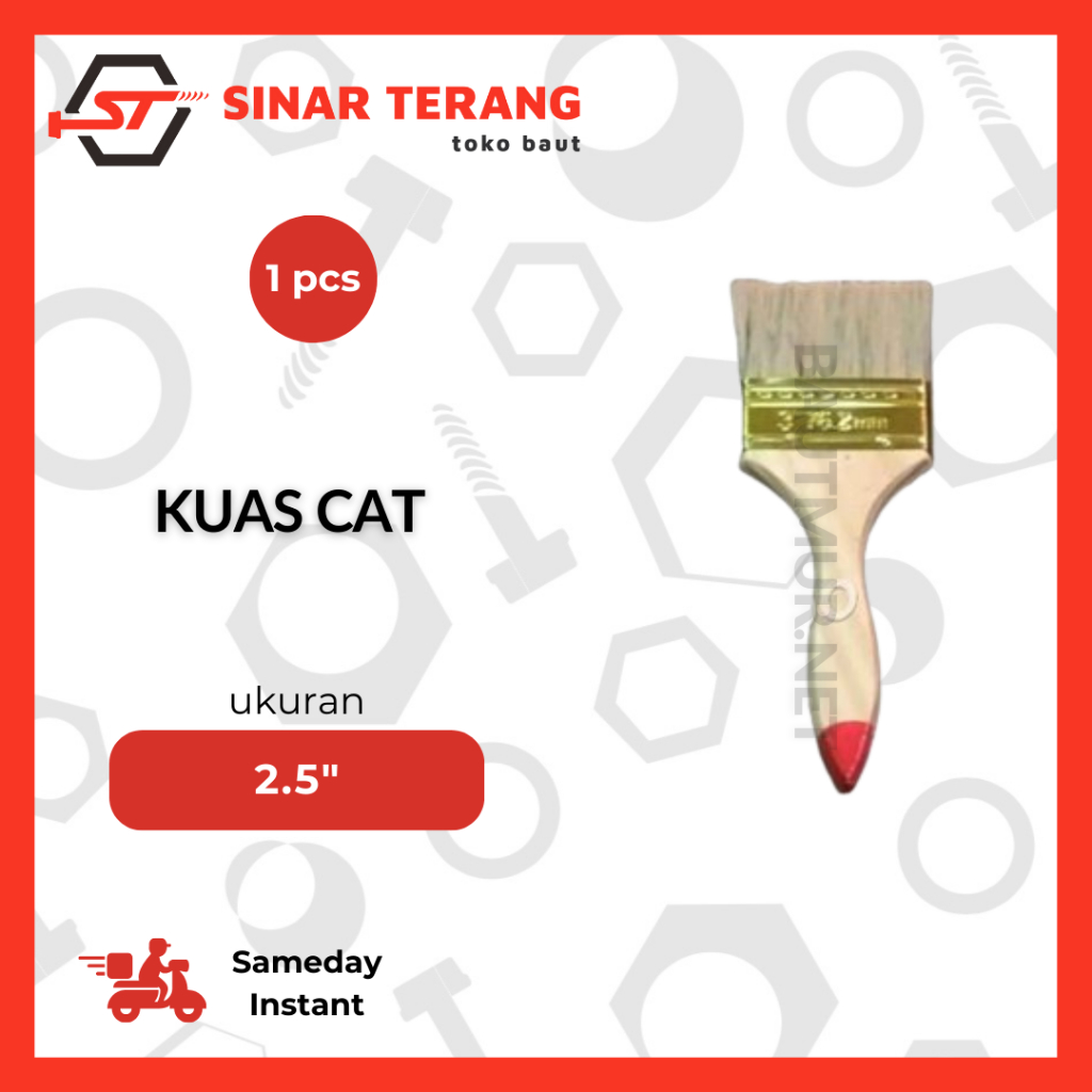 Kuas Cat 2.5 inch - Kuas Cat Tembok 2 5 inch