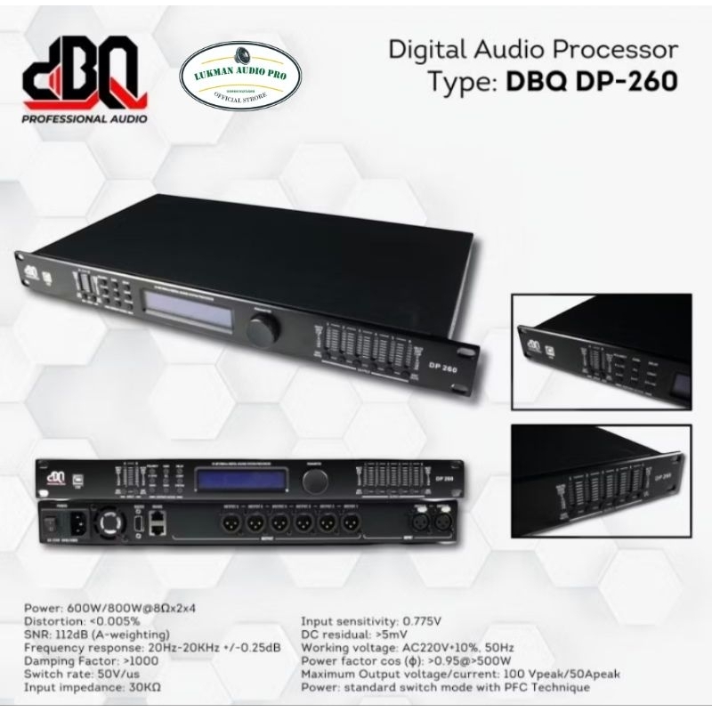 Digital audio processor / DLMS DP 260 DBQ Original