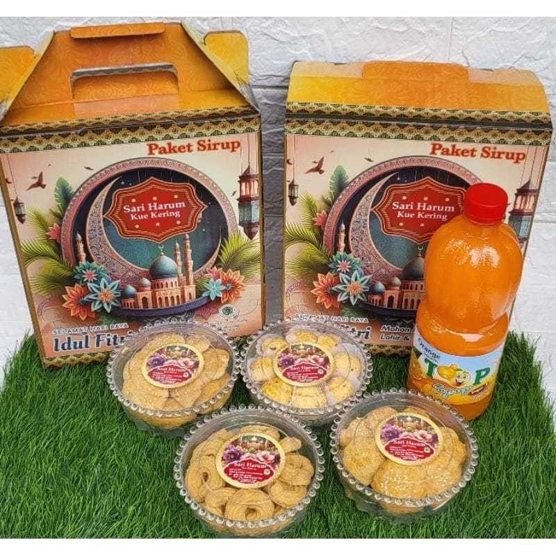 

Gograb. Kue Lebaran 6 Toples Paket Sirup Dan Paket Kacang