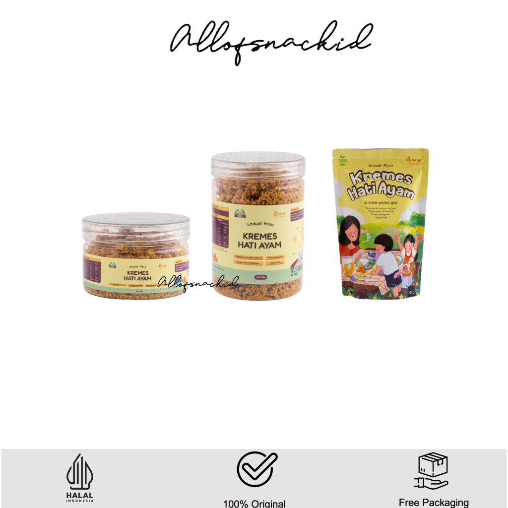 

Gadoeh Rasa - Kremes Hati Ayam - Toples / Pouch