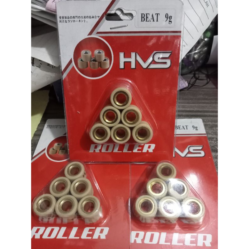 roler beat karbu ukuran 9gram / roller HVS RACING beat karbu 9gram