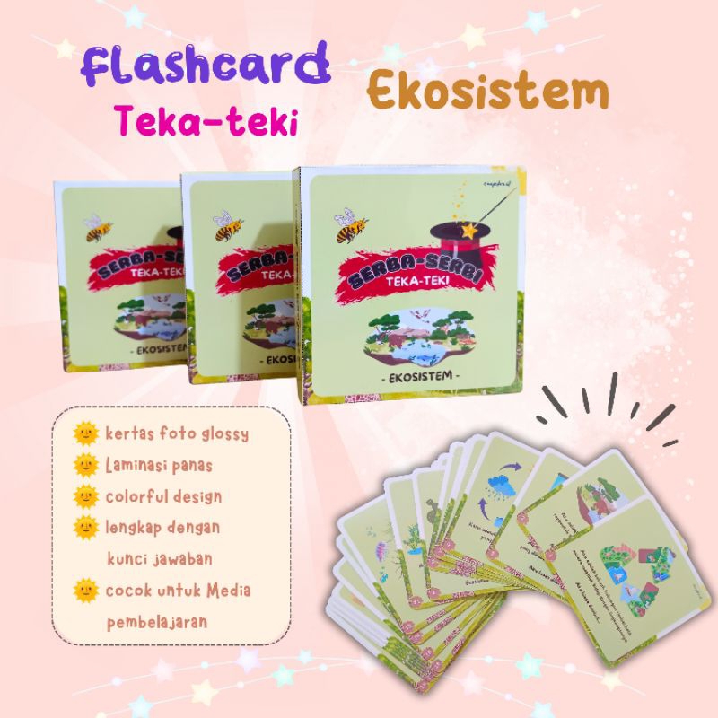 

Flashcard Teka-teki Edisi Ekosistem