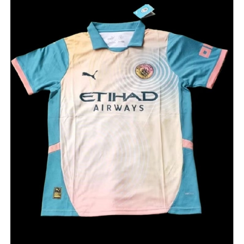 Jersey Bola City Man.City 4th Noel Gallagher New EPL 2024/2025 Grade ORI GO
