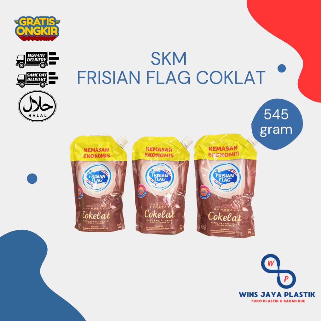 

Frisian Flag Kental Manis Coklat 545 Gram 280 gram | Kental Manis Frisian Flag Pouch | SKM Coklat