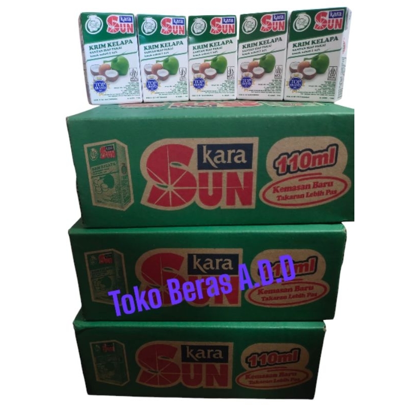 

Krim Kelapa Santan Sun Kara 110ml