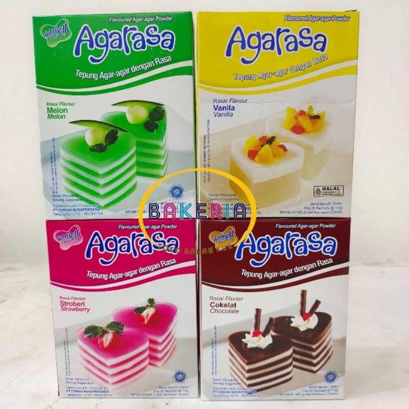 

Agarasa Aneka Varian 10gr / Cokelat 22gr / Agar Puding Jelly