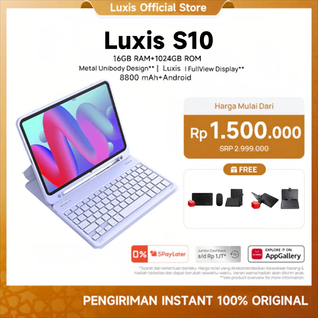 Luxis Tablet S10 (16GB+1024GB)11.6inch"lPS Screen Tablet Android 12 8800 mAh Dual Sim CardadvanTable