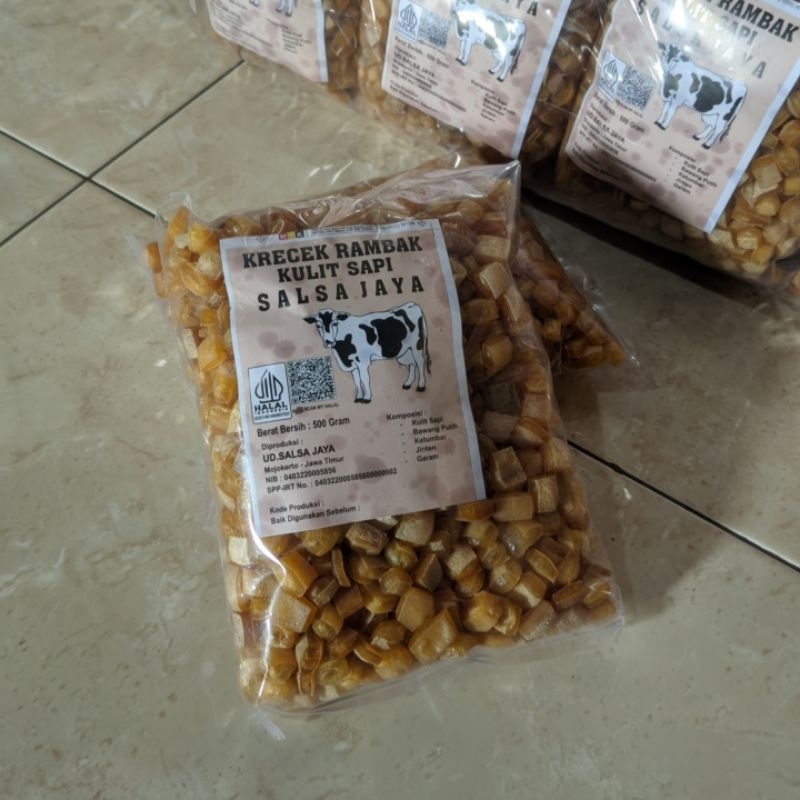 

KRECEK RAMBAK KULIT SAPI DADU 500gr | KRECEK RAMBAK PREMIUM | KRECEK RAMBAK SALSA JAYA | DOROKDOK