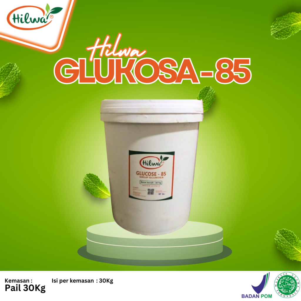 

HILWA GLUKOSA SIRUP PAIL | GLUCOSE 85 | SIRUP GLUKOSA - 30 KG