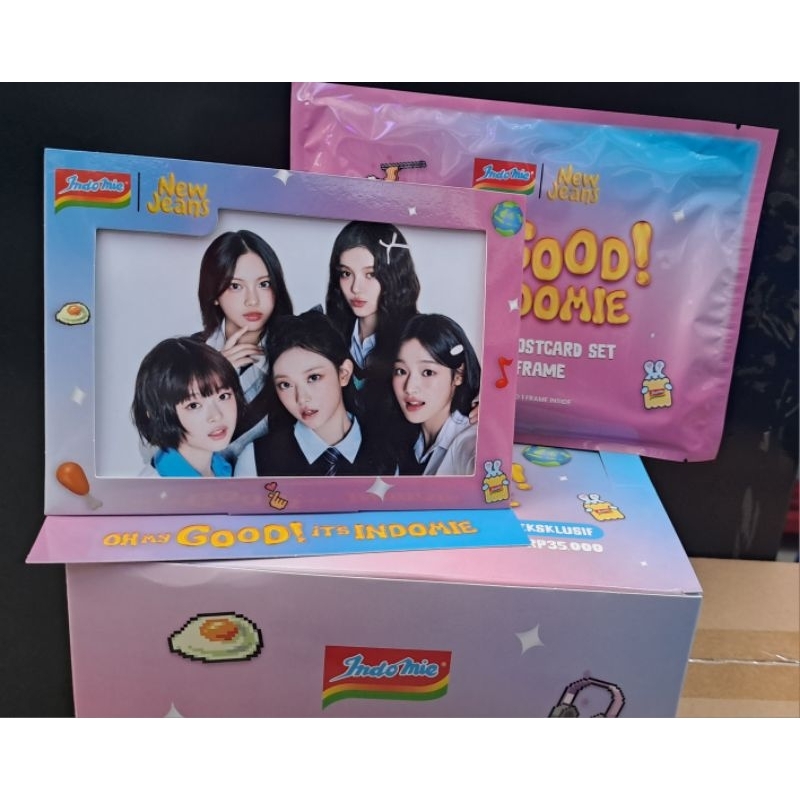 

NEW JEANS POSTCARD X INDOMIE