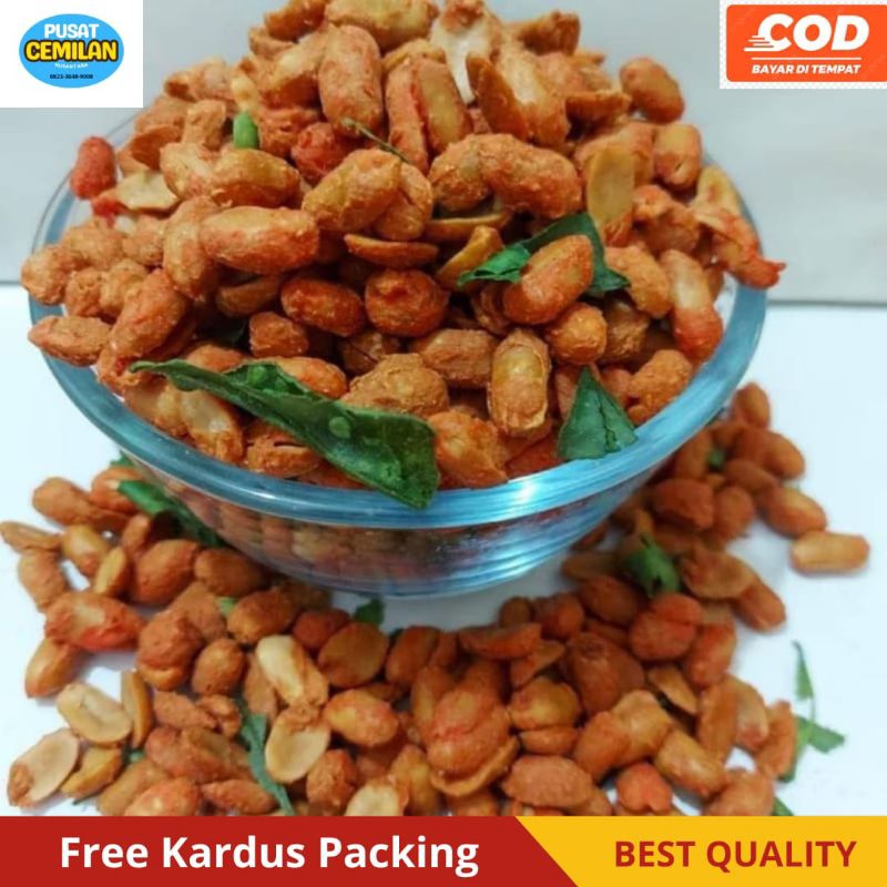 

Snack Kiloan | Makanan ringan | Murah Enak Gurih Pedas | Camilan Cemilan Kacang Bangkok premium | Kacang Bangkok Daun Jeruk | Kacang Bangkok Pedas Manis Gurih | Renyah Isi 500 gram.