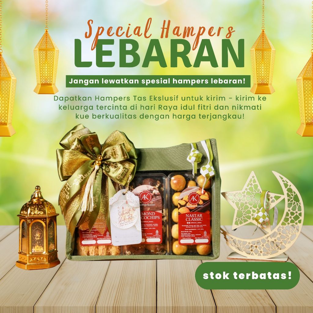 

PAKET KUE KERING HAMPERS TAS EKSLUSIF ISI NASTAR CLASSIC, ALMOND CHOCOCHIP DAN KASTENGEL PREMIUM