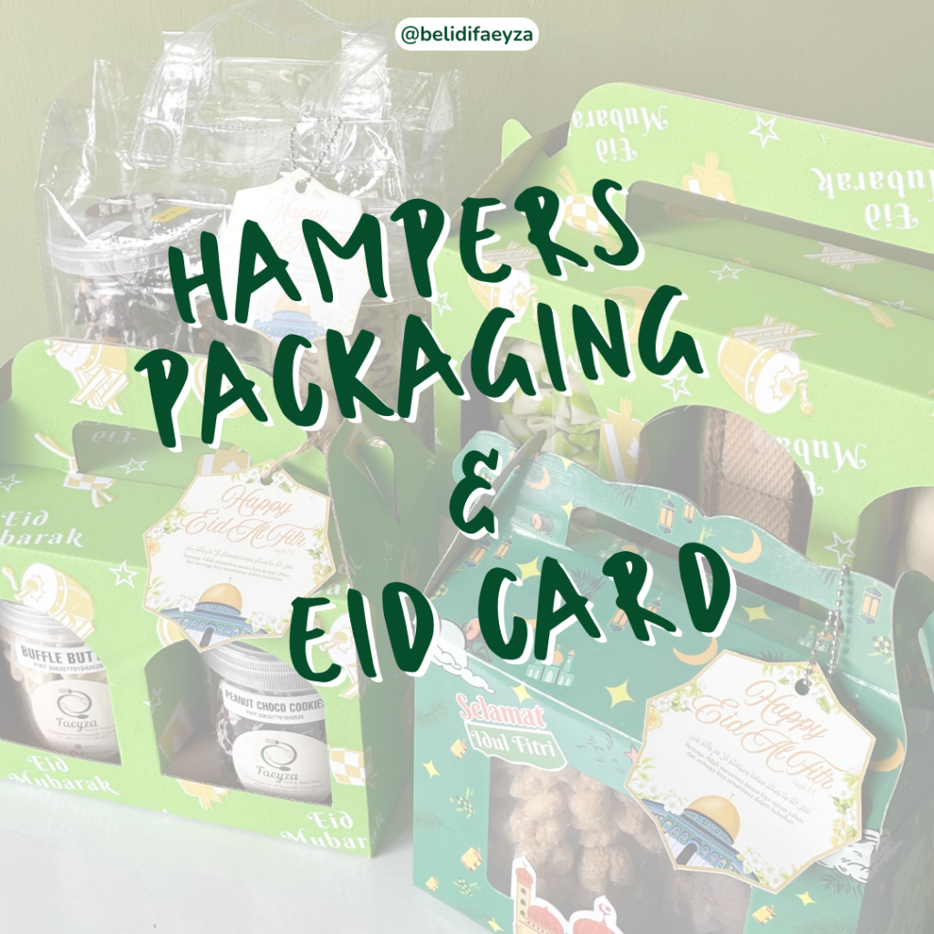 

[PACKAGING ONLY] Packing Hampers Idul Fitri Set - Hadiah Parcel Kue Kering