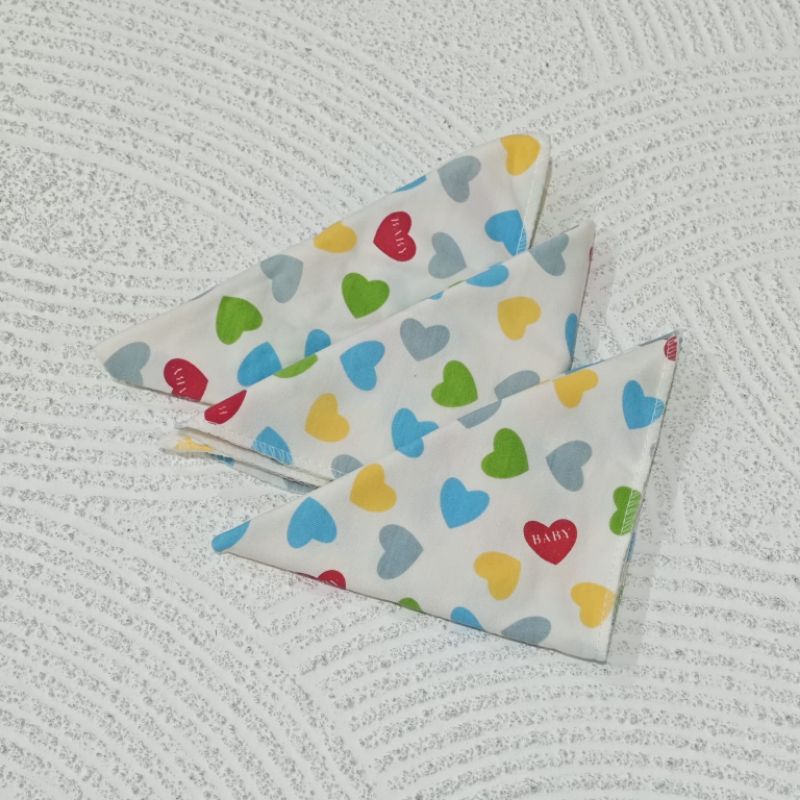 Baby slabber / tatakan bayi / kain makan bayi / slabber bayi kain lap mulut bayi