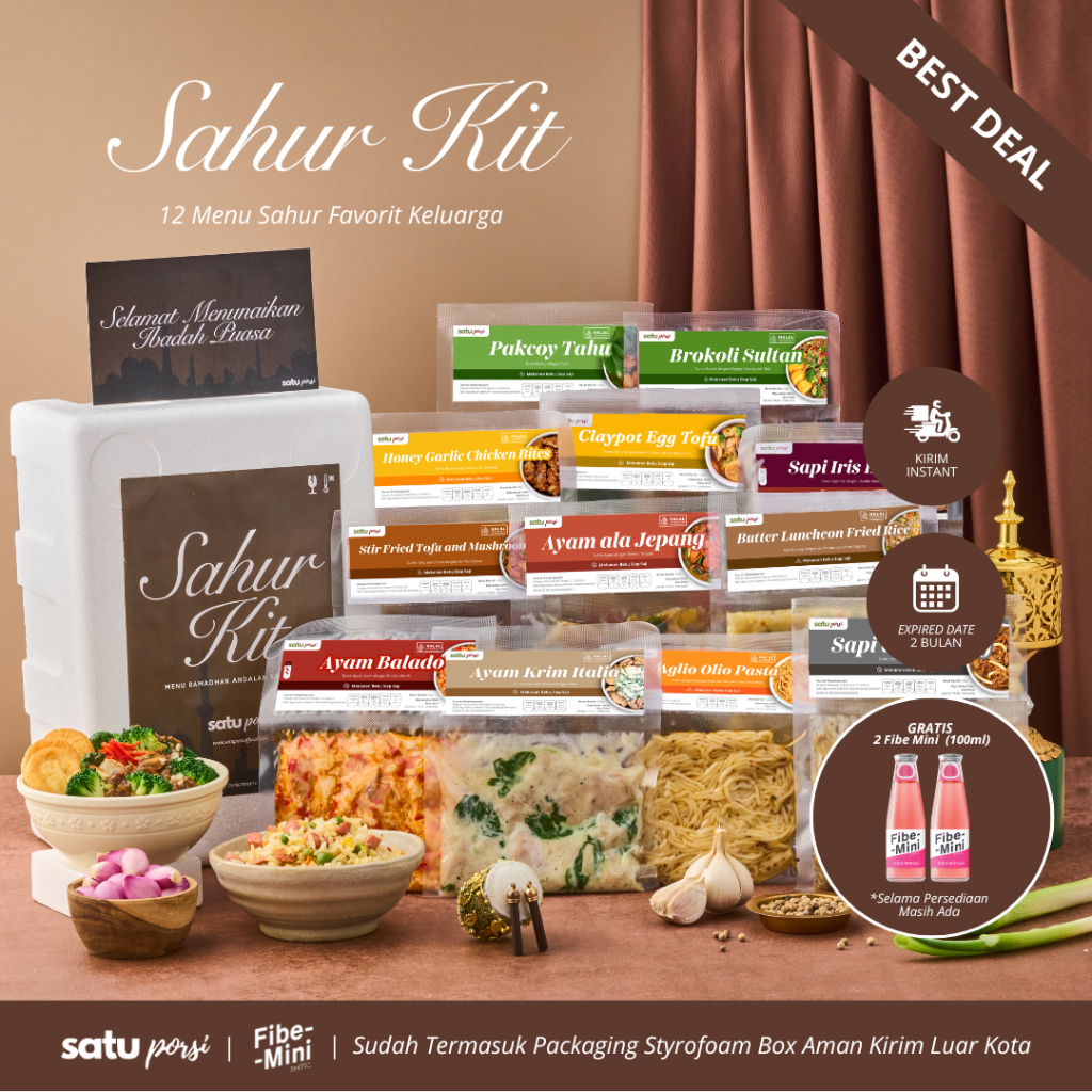 

Satu Porsi Sahur Kit (Paket Makanan Sahur 12 Menu)