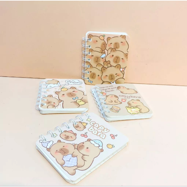

Note Book Mini A7 CAPYBARA BK-1574 / Buku Catatan Spiral Labubu Tersedia Banyak Varian / Buku Mini Bergaris Bisa Cod Dan Grosiran