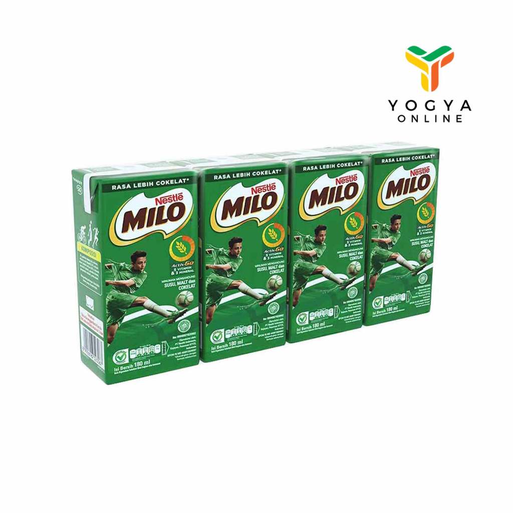 

Milo Ready To Drink Uht 4X180Ml