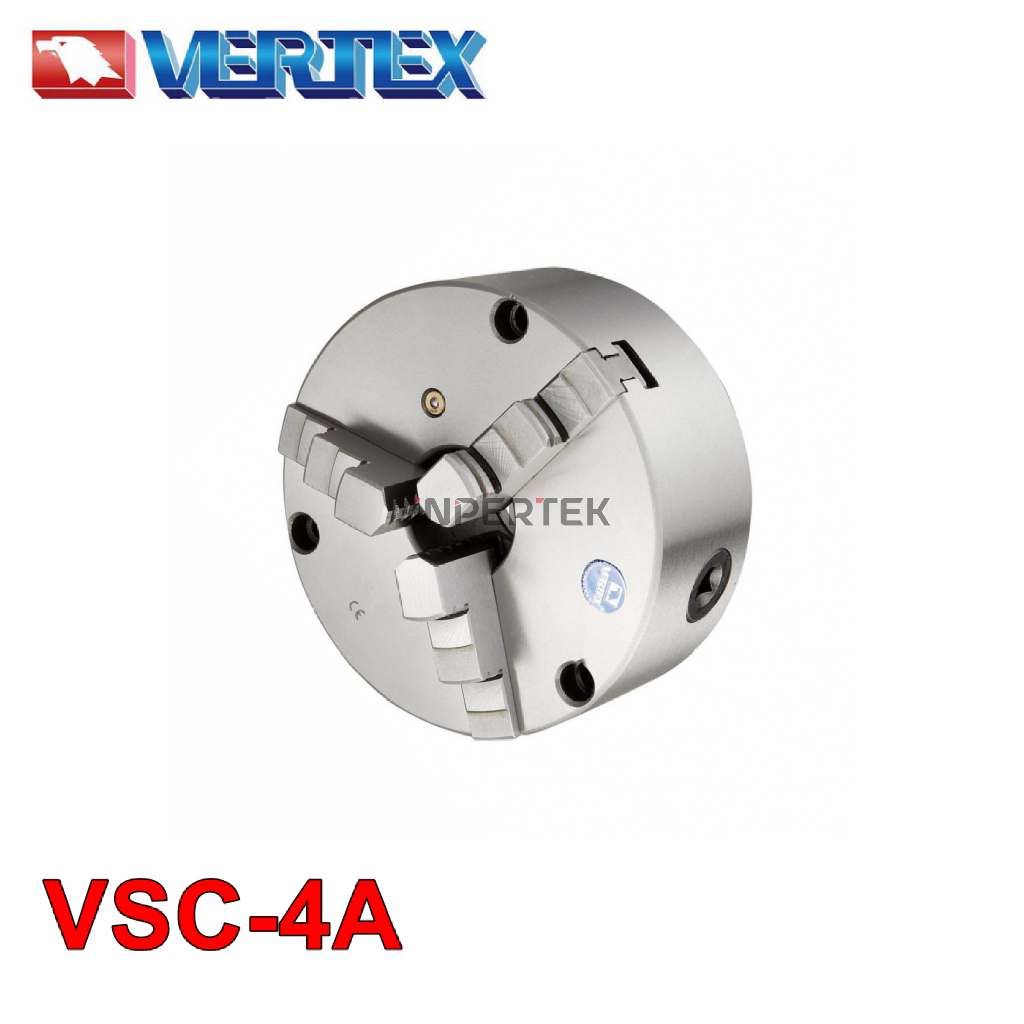 VERTEX 3 Jaw Chuck VSC-4A Chuck Bubut 4" 3 Jaw Self Centering