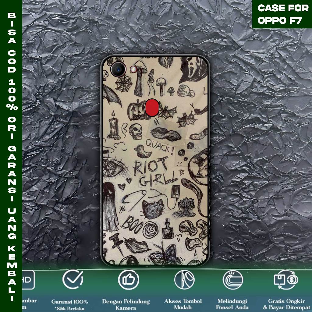 Case Oppo F7 Softcase Oppo F7 Casing Oppo F7 Case Premium Glossy Motif absurt Case Hp Terbaru Dari B